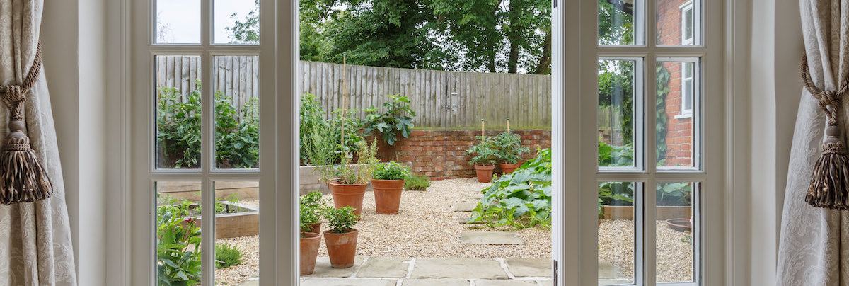 Wide open sliding doors