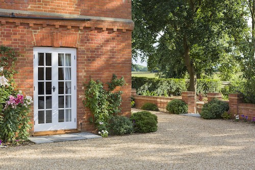 House exterior with red brick