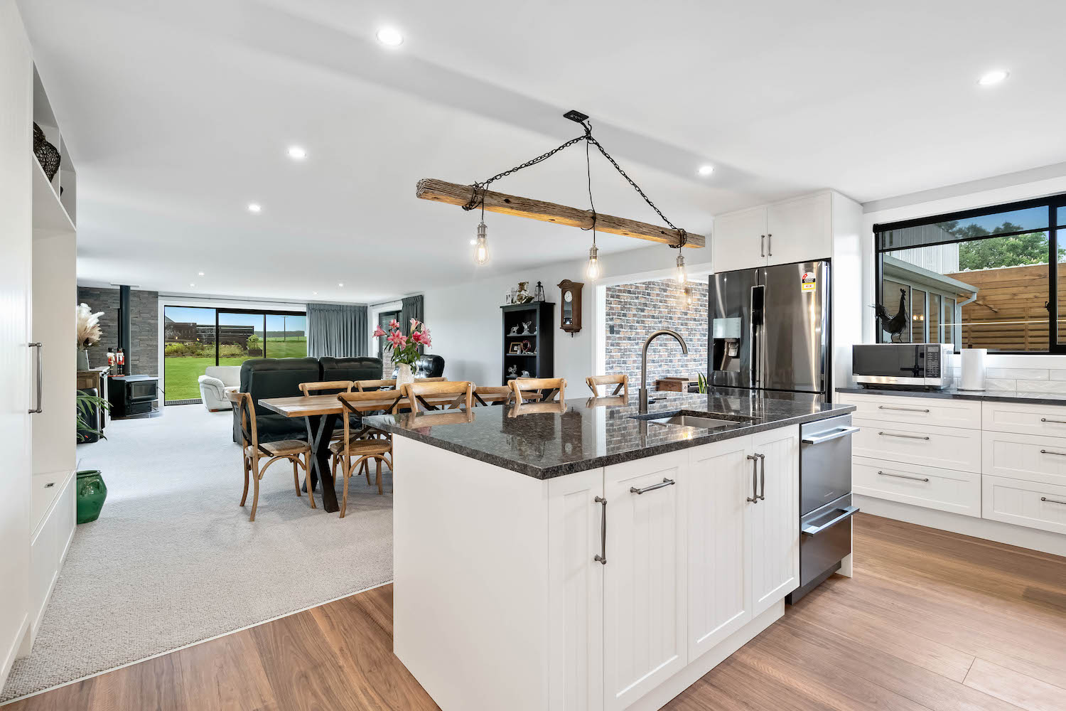 Kitchen and dining room