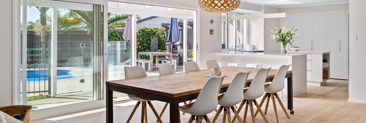 open plan solution kitchen and dining