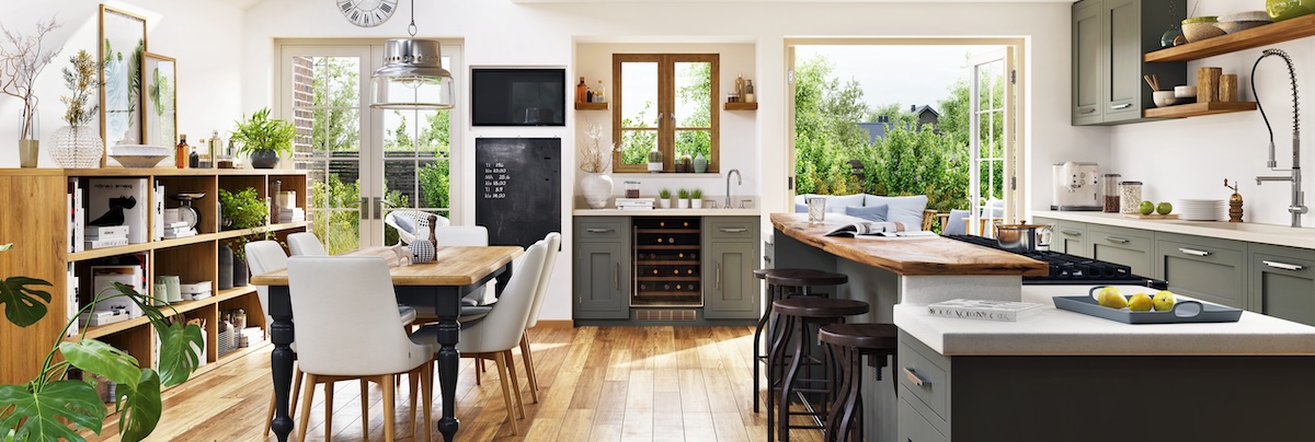 Old home kitchen post renovation