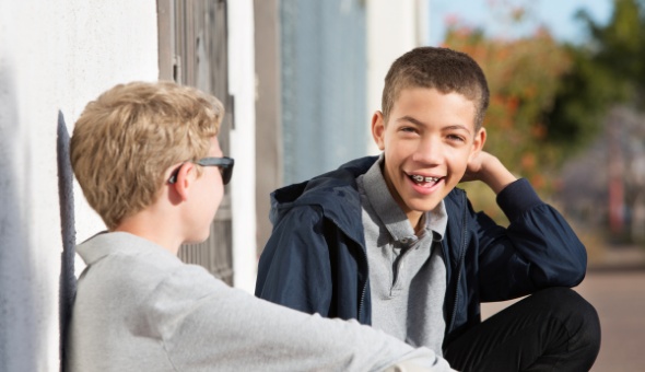 orthodontist patient smiling