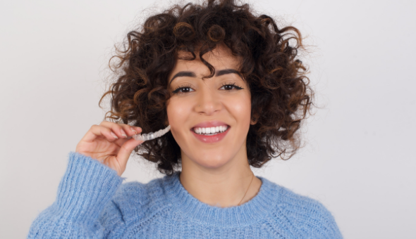 orthodontist patient smiling