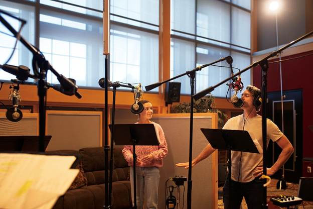 Child recording voice for Hope Springs