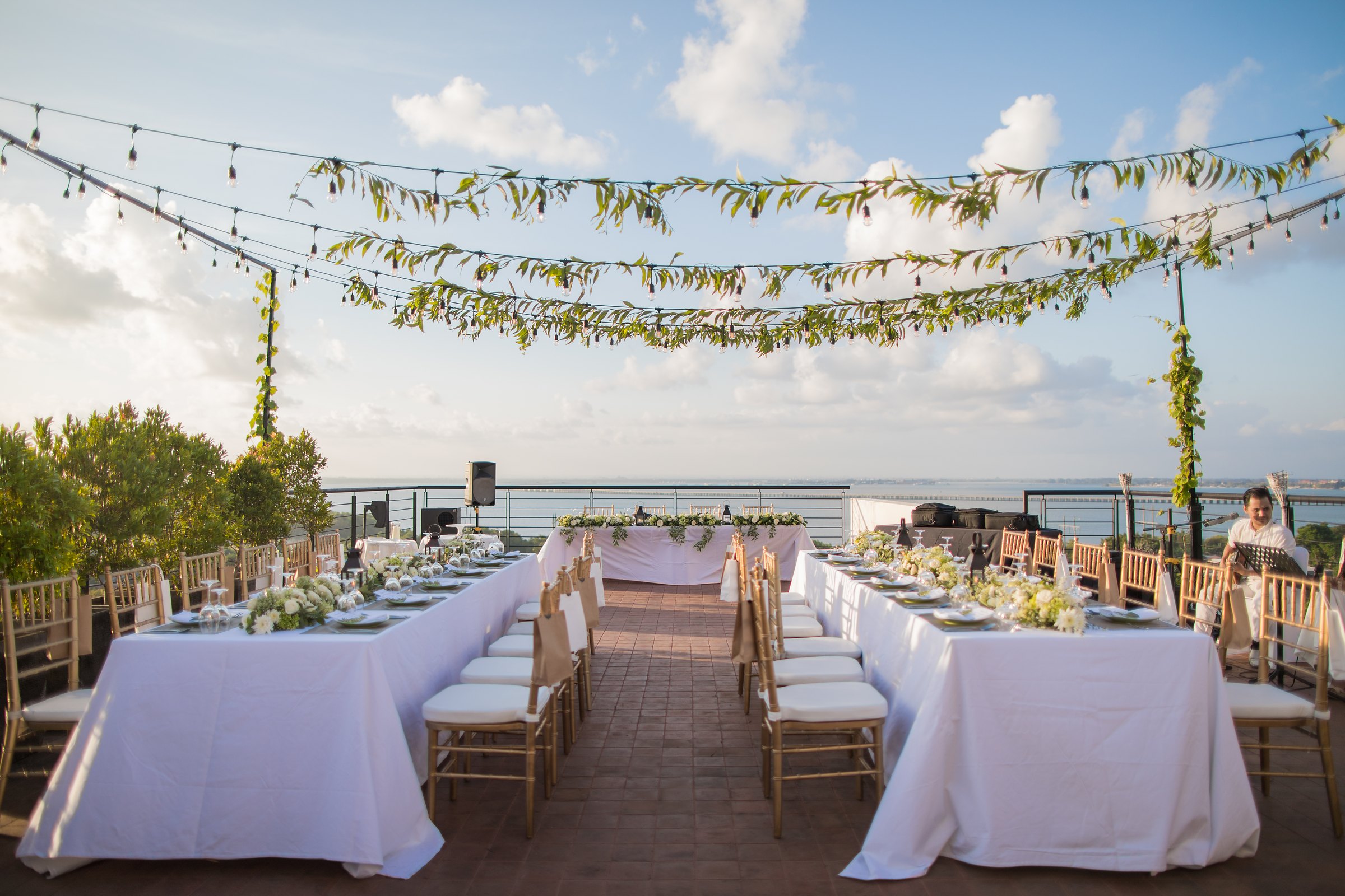 Nibiru Rooftop dinner reception at Mahogany Hotel Nusa Dua