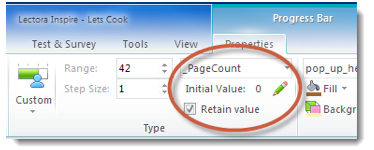 Perpetually Maintain the Progress Bar Position