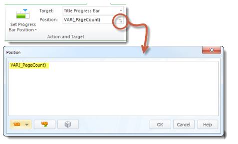 Use Variable to Set Progress