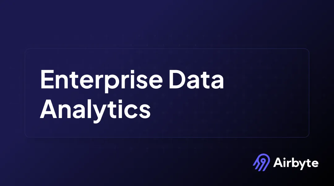 What is Enterprise Data Analytics?