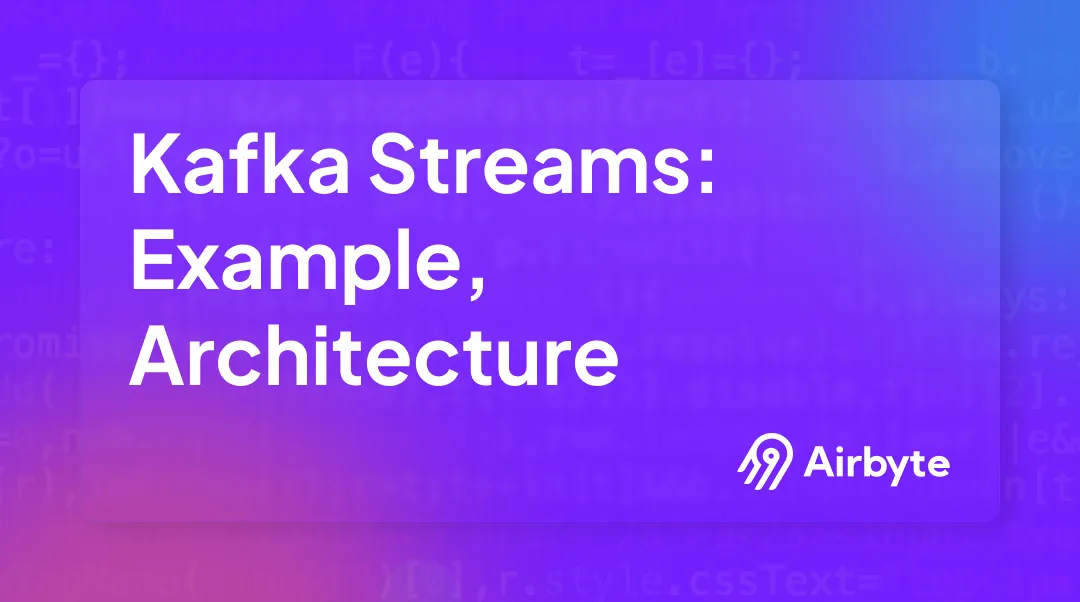 What is Kafka Streams: Example & Architecture
