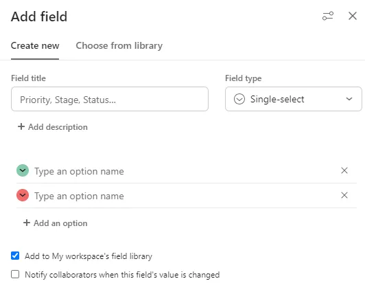 Create a Global Custom Field