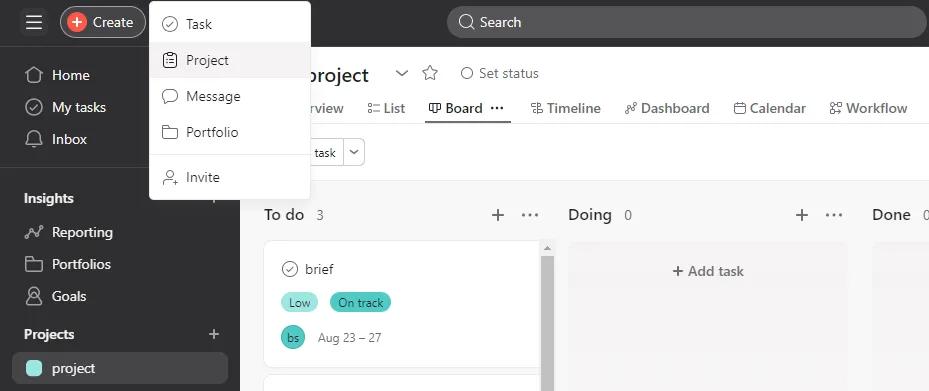 Initiate Project
