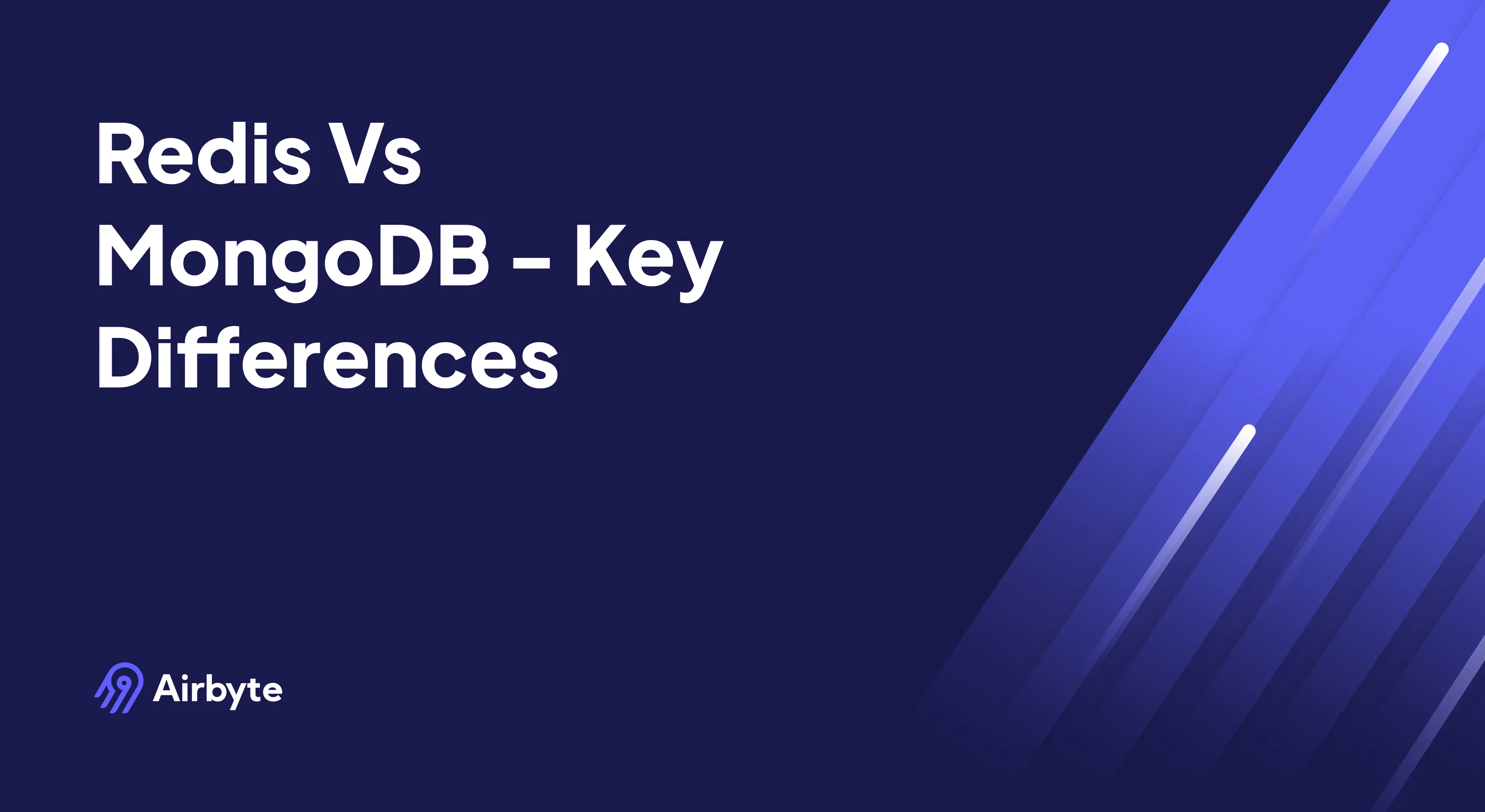 Redis Vs MongoDB - Key Differences