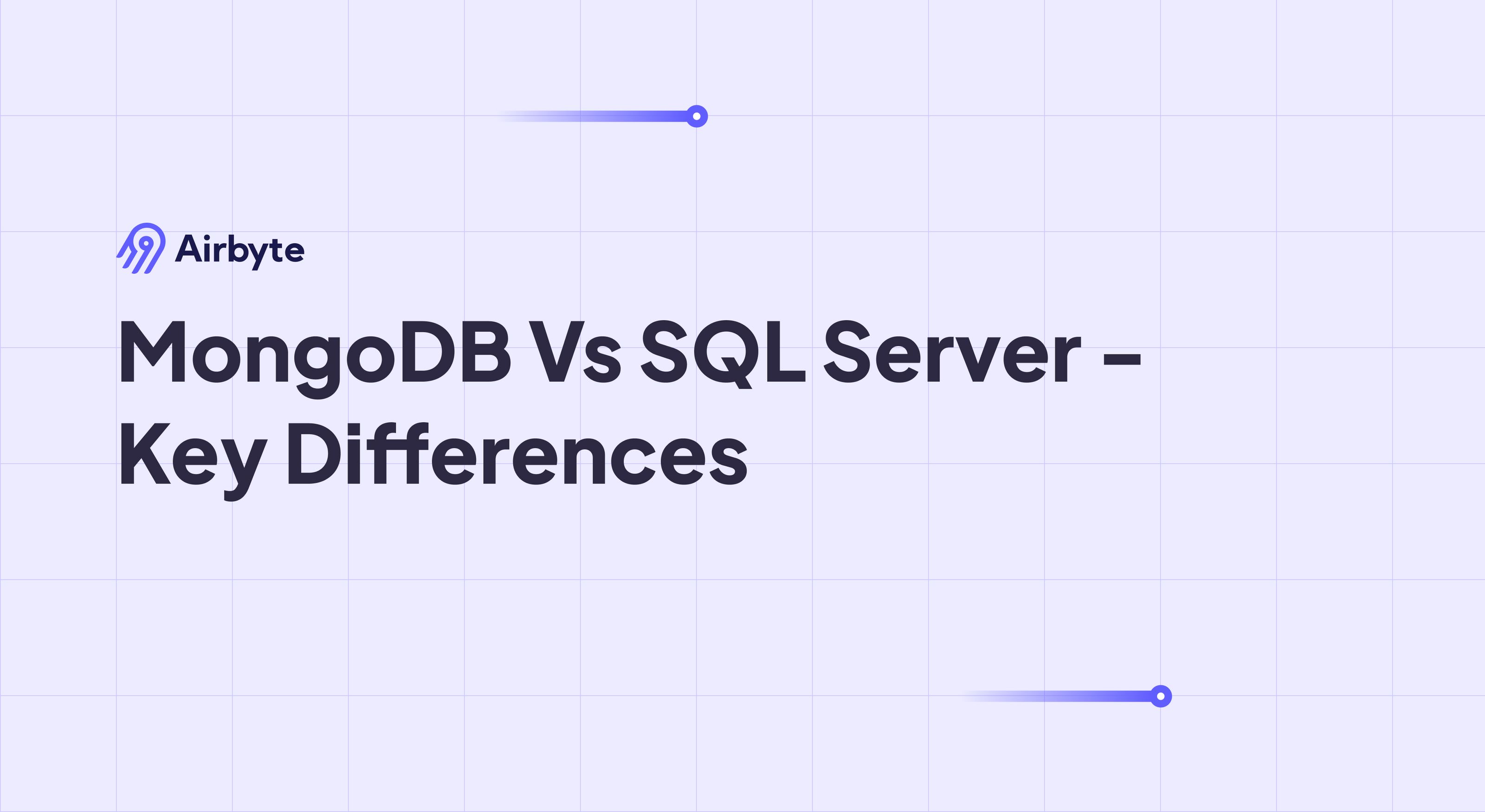 MongoDB Vs SQL Server - Key Differences | Airbyte