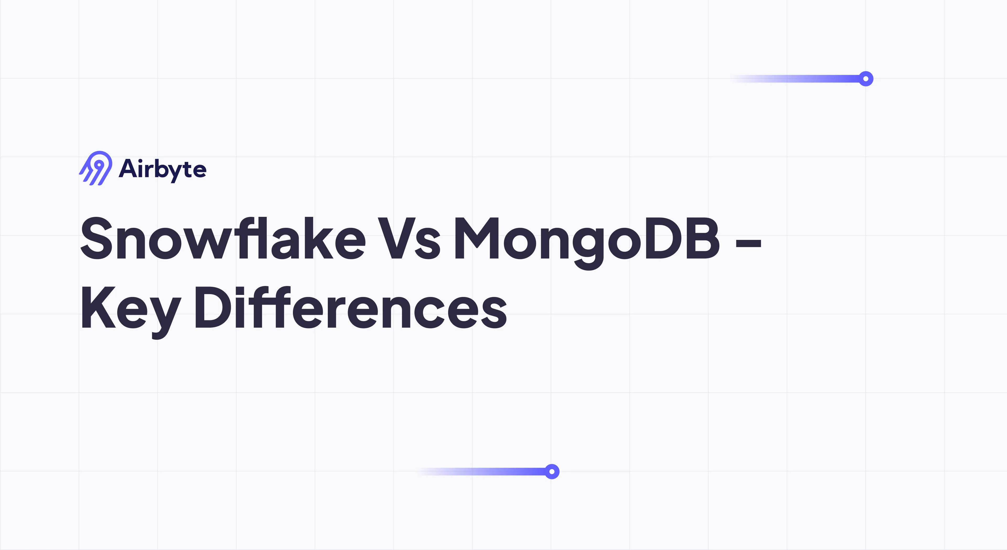 Snowflake Vs MongoDB - Key  Differences