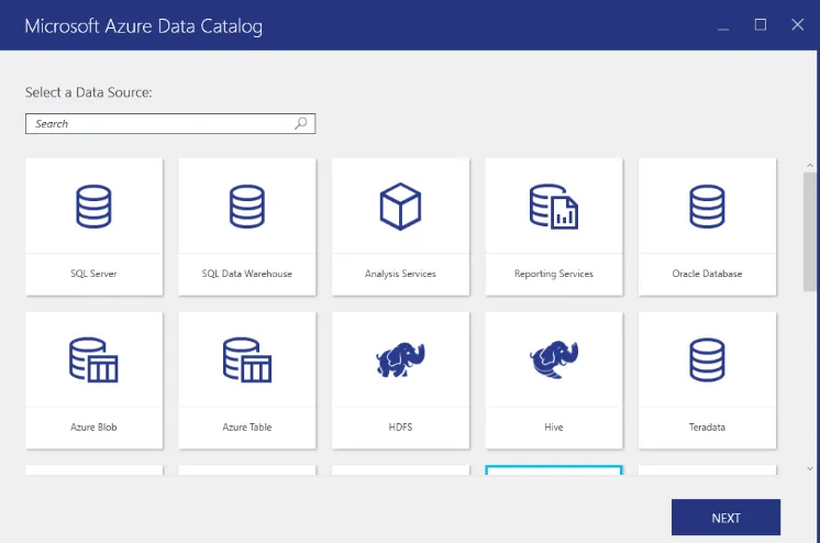 Microsoft Azure Data Catalog