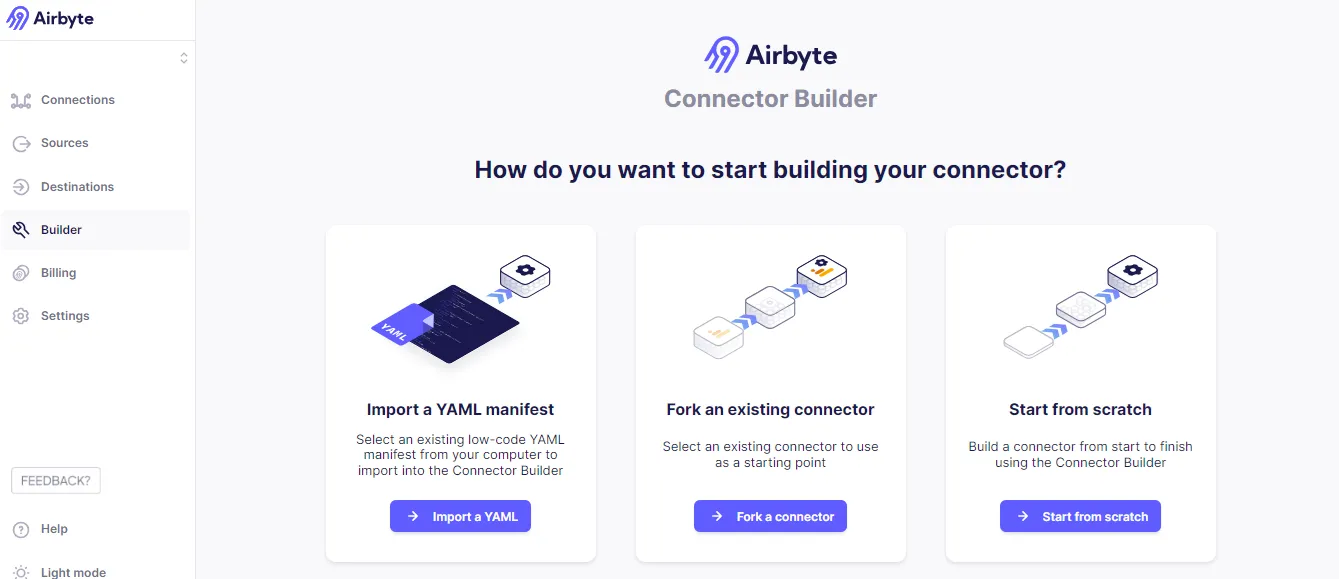 Airbyte Connector Builder