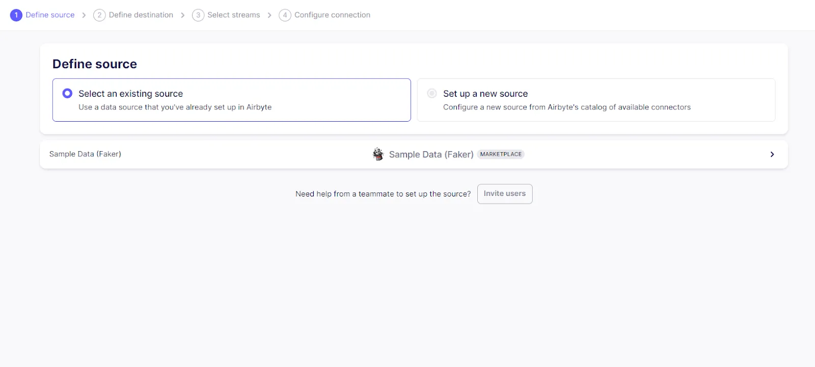 Select Data Source