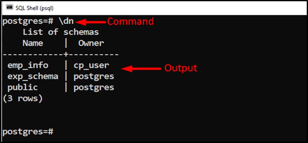 SQL Shell