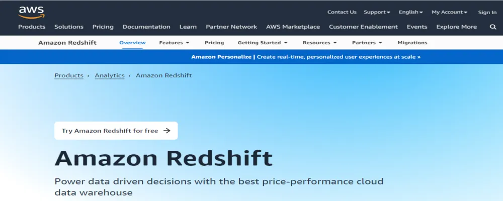 Amazon Redshift