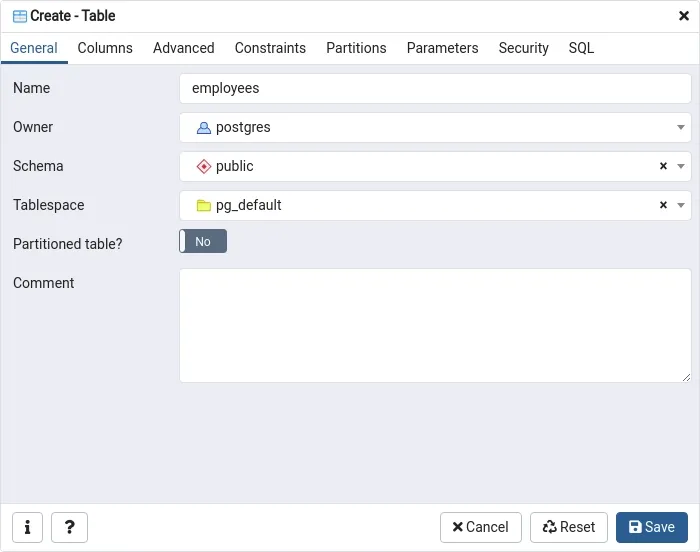 Specify Schema