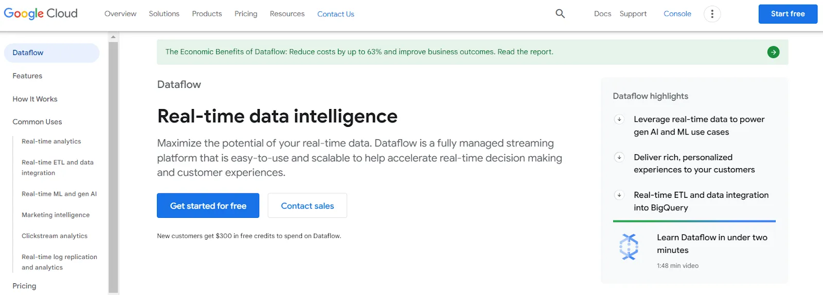 Google Dataflow