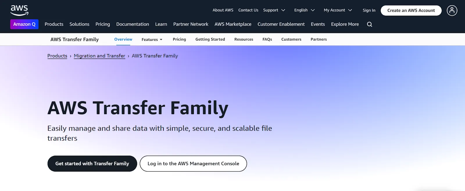 AWS Transfer Family