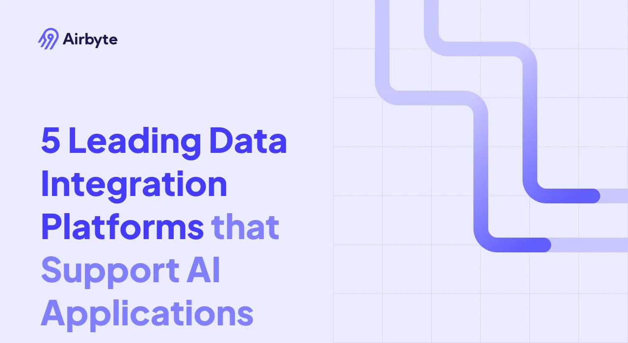 5 Leading Data Integration Platforms that Support AI Applications