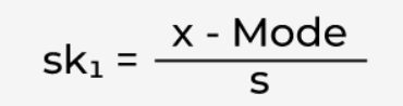 Image 5: Pearson's First Skewness Coefficient
