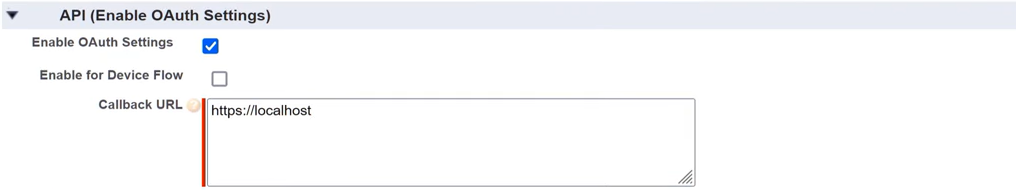 Enable OAuth Settings