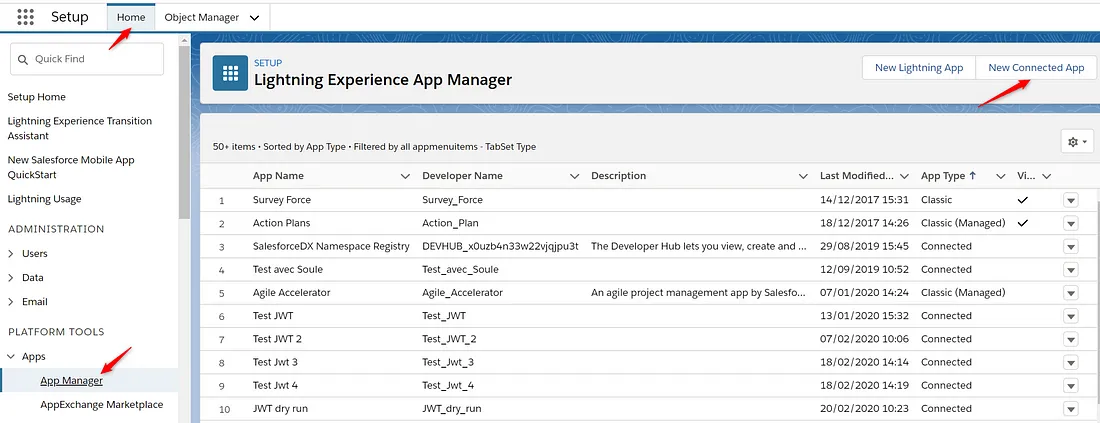 Salesforce App Manager