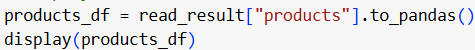 Convert Data Streams to Pandas DataFrame