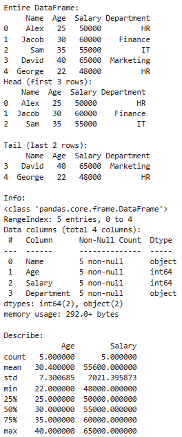 View Data