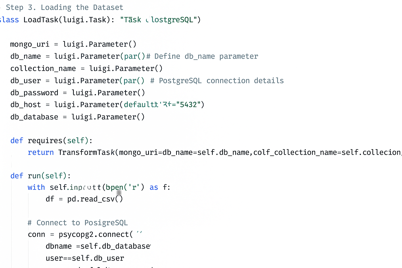 Load the Transformed Data in PostgreSQL