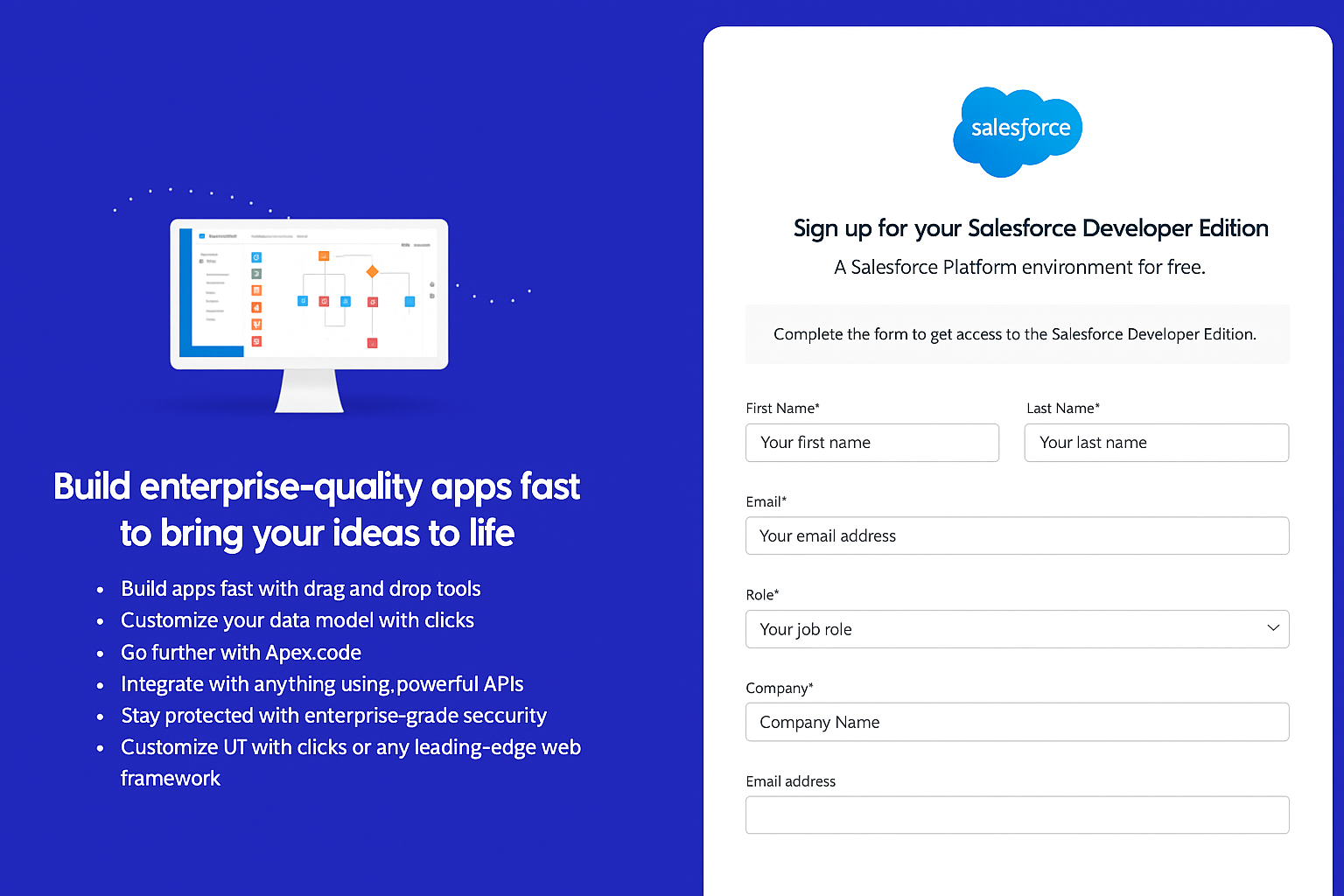 Set up Salesforce Account