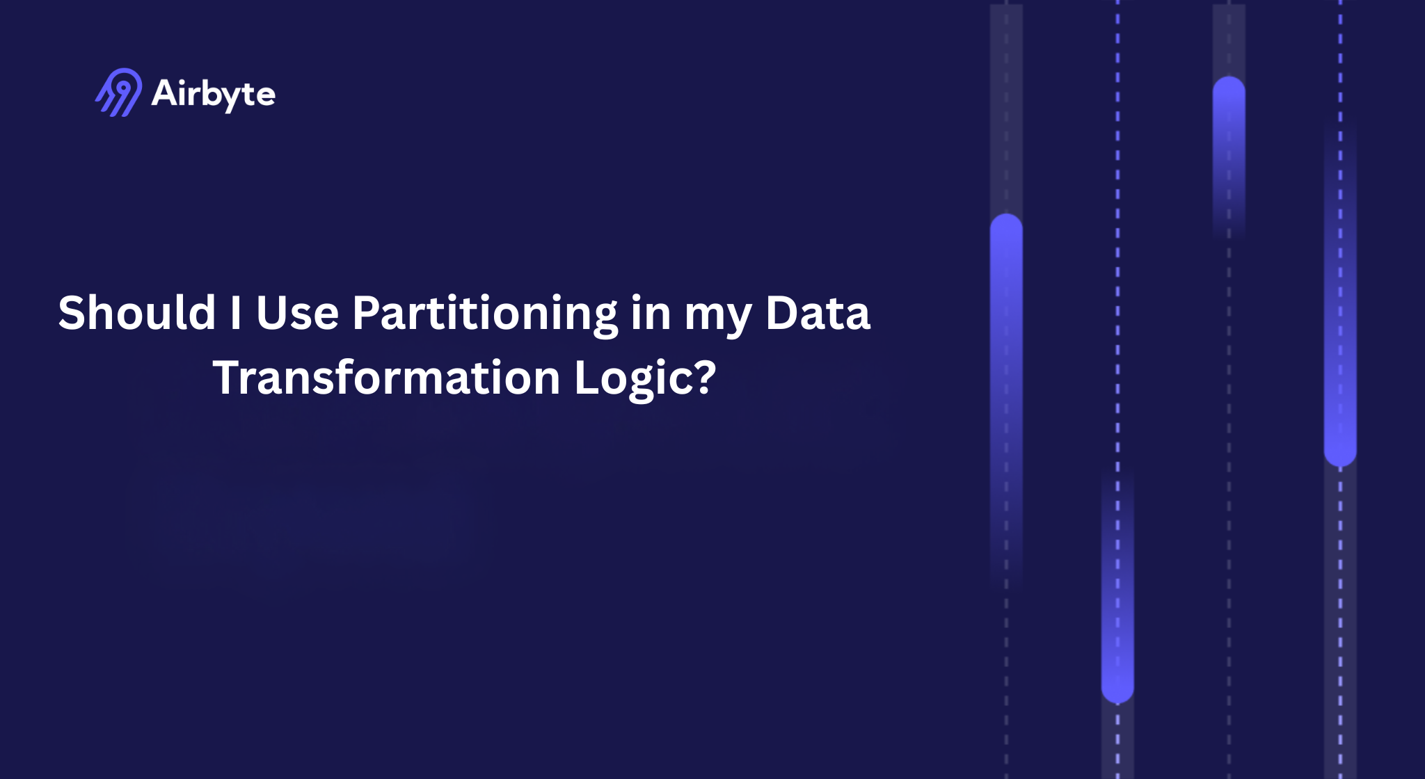 Should I Use Partitioning in my Data Transformation Logic?