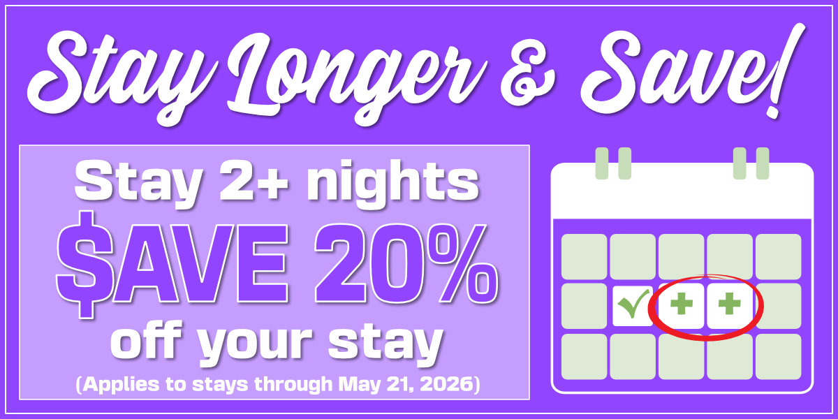 Stay Longer & Save 20%