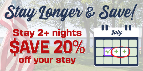 Stay Longer & Save discount promotion