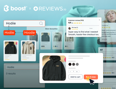 Boost Commerce Integration: How to Add Review Data into Shopify Search, Filters, and Recommendations