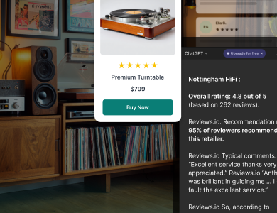 From Social Proof to Training Data: How Reviews Shape LLM Narratives