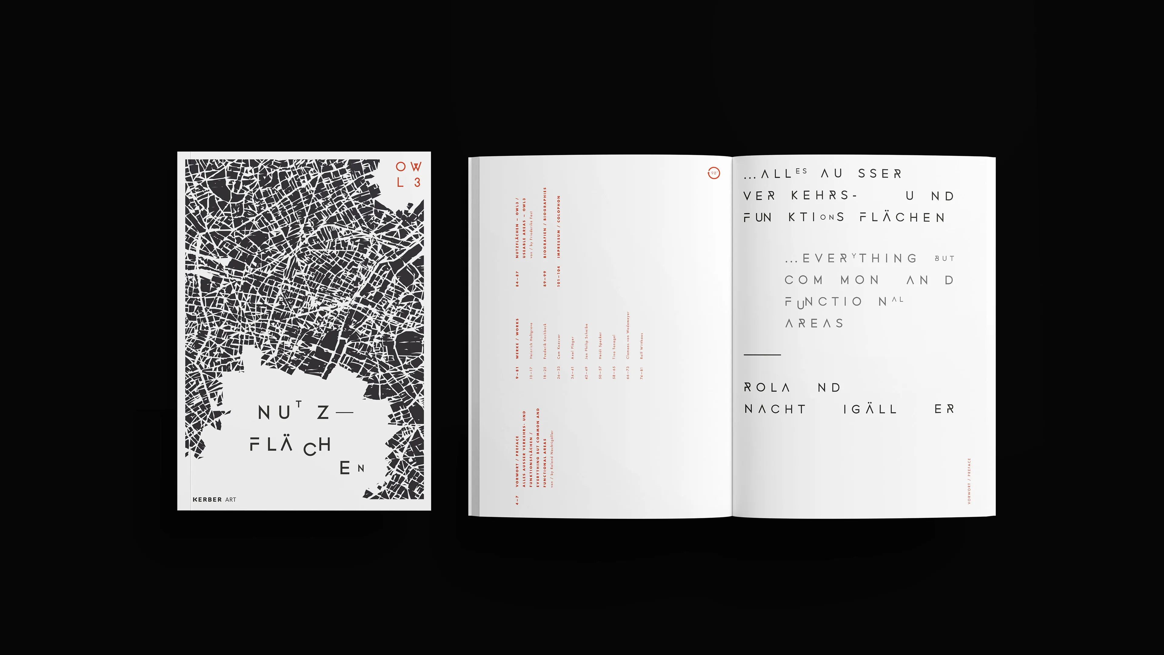 Mockup eines Kunstmagazin Covers und der Innenseiten