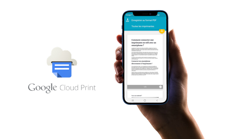 Imprime avec Google Cloud Print