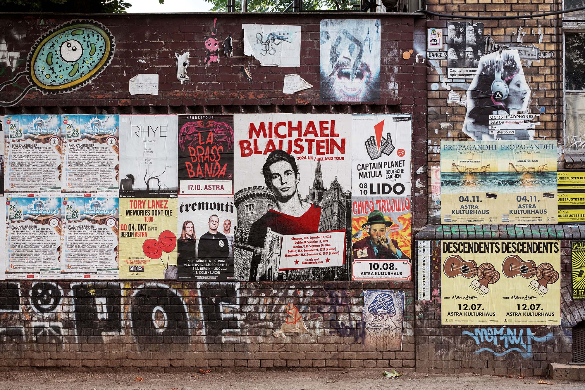 Michael Blaustein 2024 UK/IReland Tour Poster