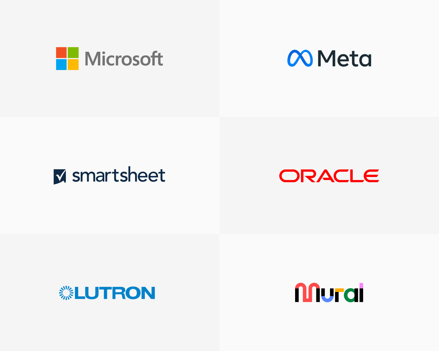 Company logos for Totem clients we've worked with