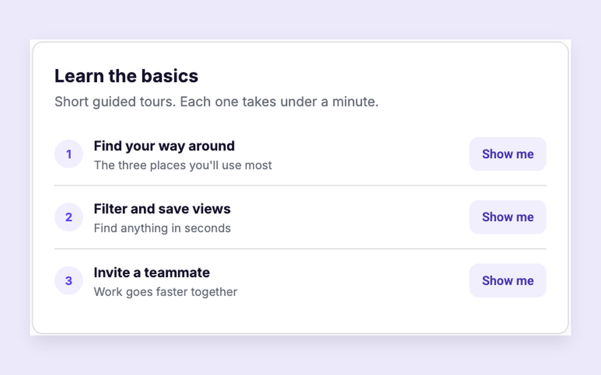 Tour Checklist template preview