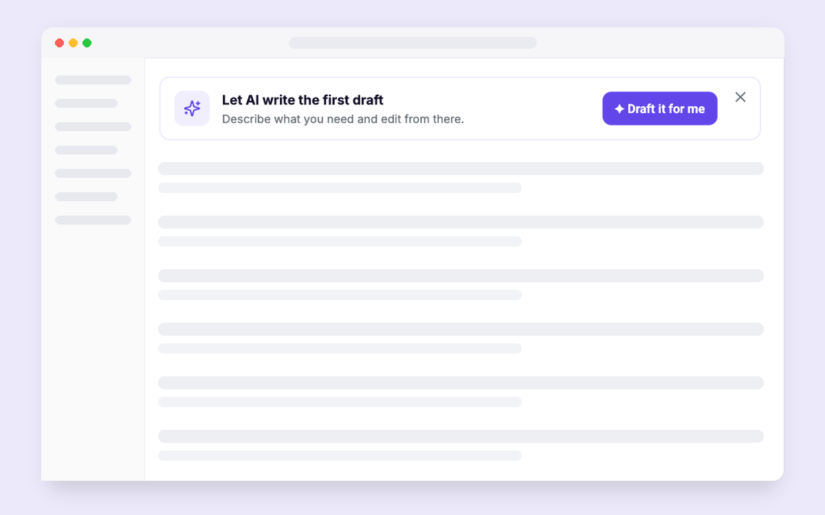 Ask AI Entry Point template preview