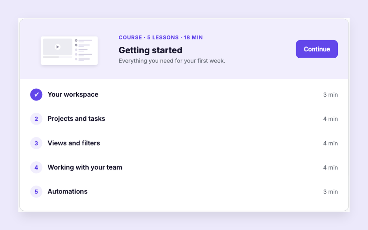 Academy Course Page template preview