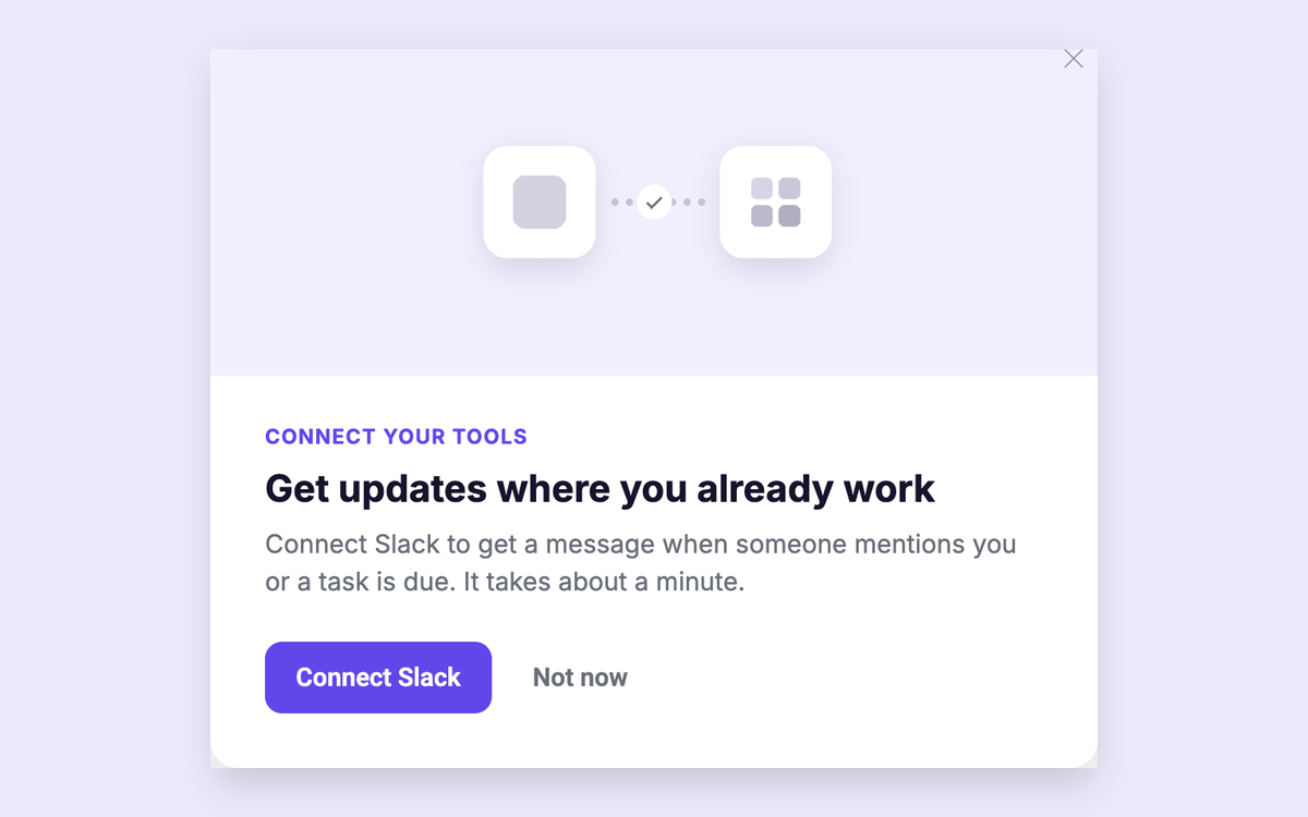 Connect Your First Integration template preview
