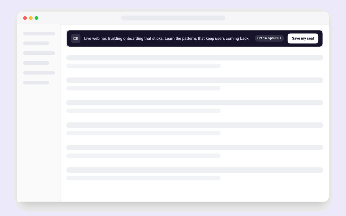 Slim Event Banner template preview