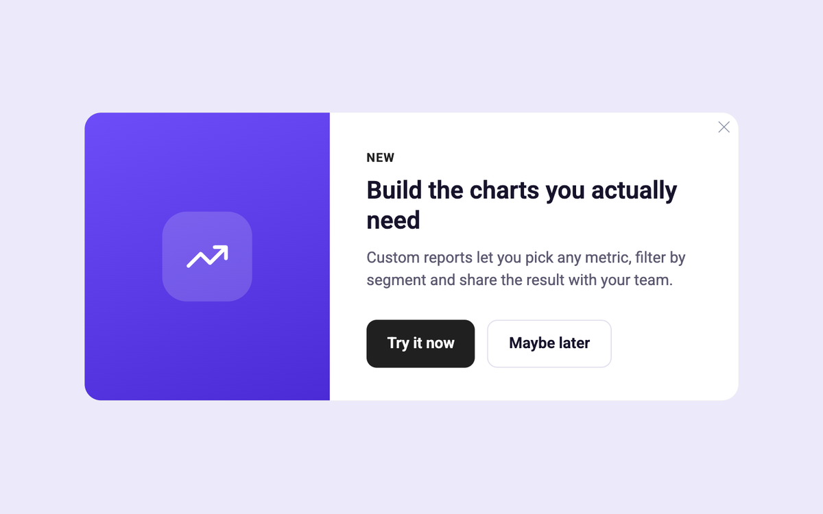 Feature Spotlight Modal template preview