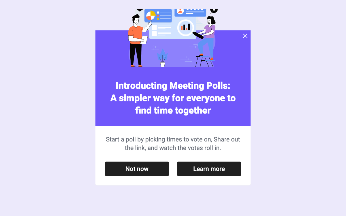 New Feature with Image Text and CTA template preview